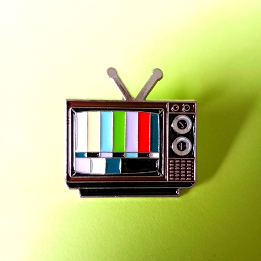 3/$20 Retro TV Enamel Pin 80s 90s Punk Emo Television MTV Y2K Brooche
